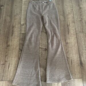 American Eagle Outfitters Tan Ribbed Pants